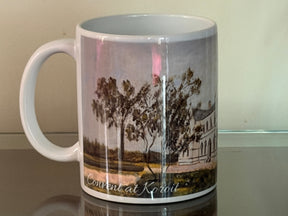 Mug with picture of the Convent at Koroit on it.