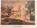 Print of a painting of the Convent at Koroit by a local artist.