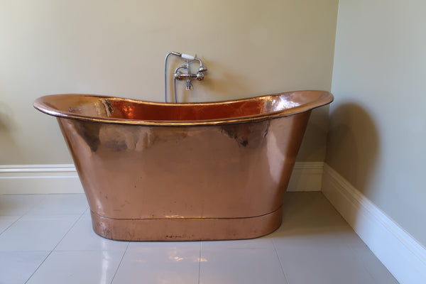 Experience ultimate relaxation in our luxurious copper bath, a centerpiece of comfort at the Convent at Koroit. Handcrafted with a timeless design, this deep, spacious tub offers a soothing retreat. Enjoy the perfect blend of elegance and tranquility as you unwind in the warm embrace of our copper bath.