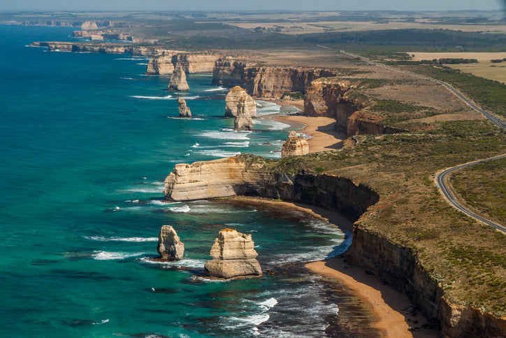 The twelve apostles along the famous great ocean road. The Convent at Koroit is the perfect place to stop for people travelling along the Great Ocean Road.