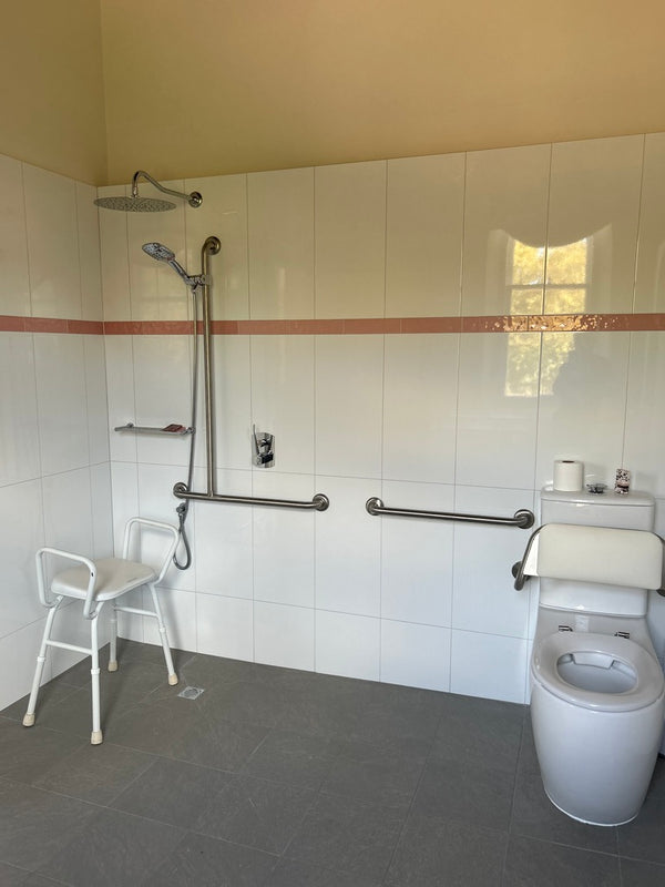 Sister Rose's room has an accessible bathroom.